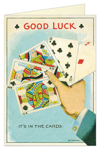 Cavallini Grußkarte Good Luck