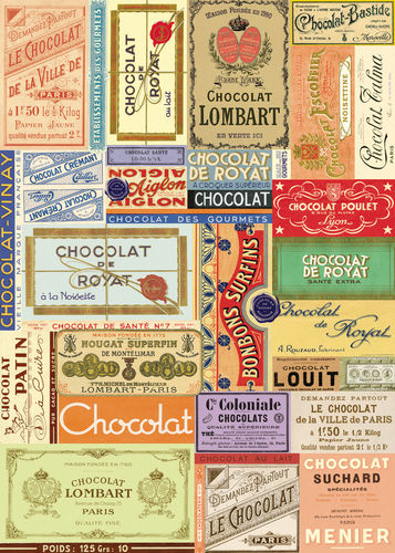 Cavallini Poster Chocolate