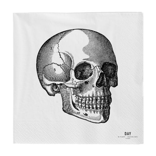 Day Home Papier Servietten Skull