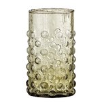 Bloomingville Trinkglas Freja, grün, recyceltes Glas