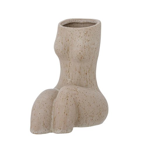 Bloomingville Charnel Vase, Natur, Steingut