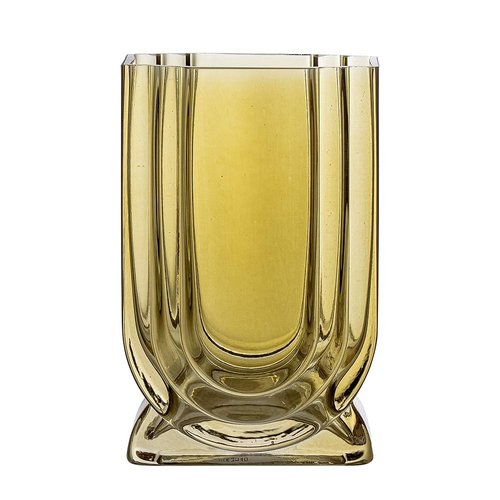 Bloomingville Issey Vase, Grün, Glas