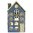 Ib Laursen Haus für Teelicht Nyhavn graue Tür